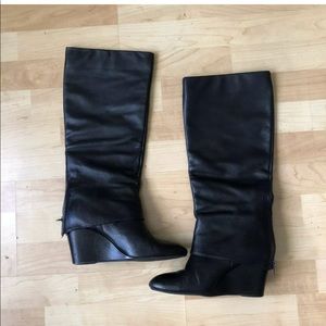Steven Maryn Wedge Boots Leather Size 8.5
